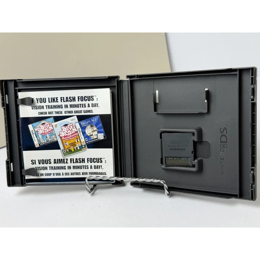 Flash Focus: Vision Training in Minutes a Day (Nintendo DS, 2007) Complete